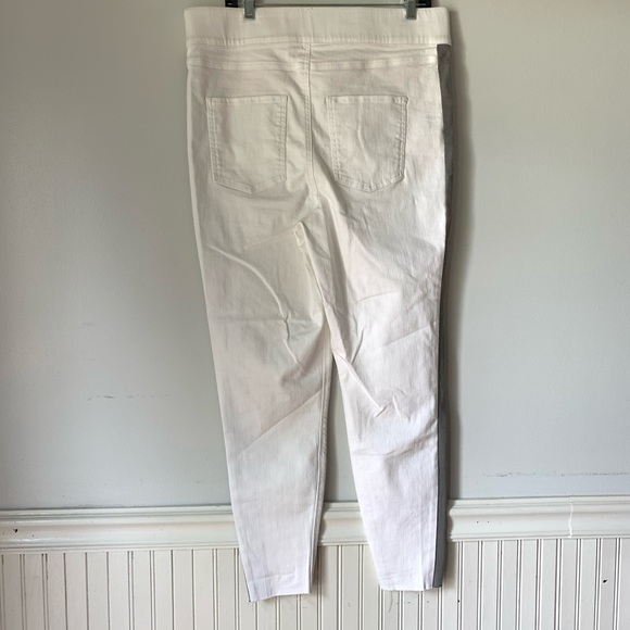 SPANX White Legging Grey Side Stripe Jegging Pant - Picture 6 of 6